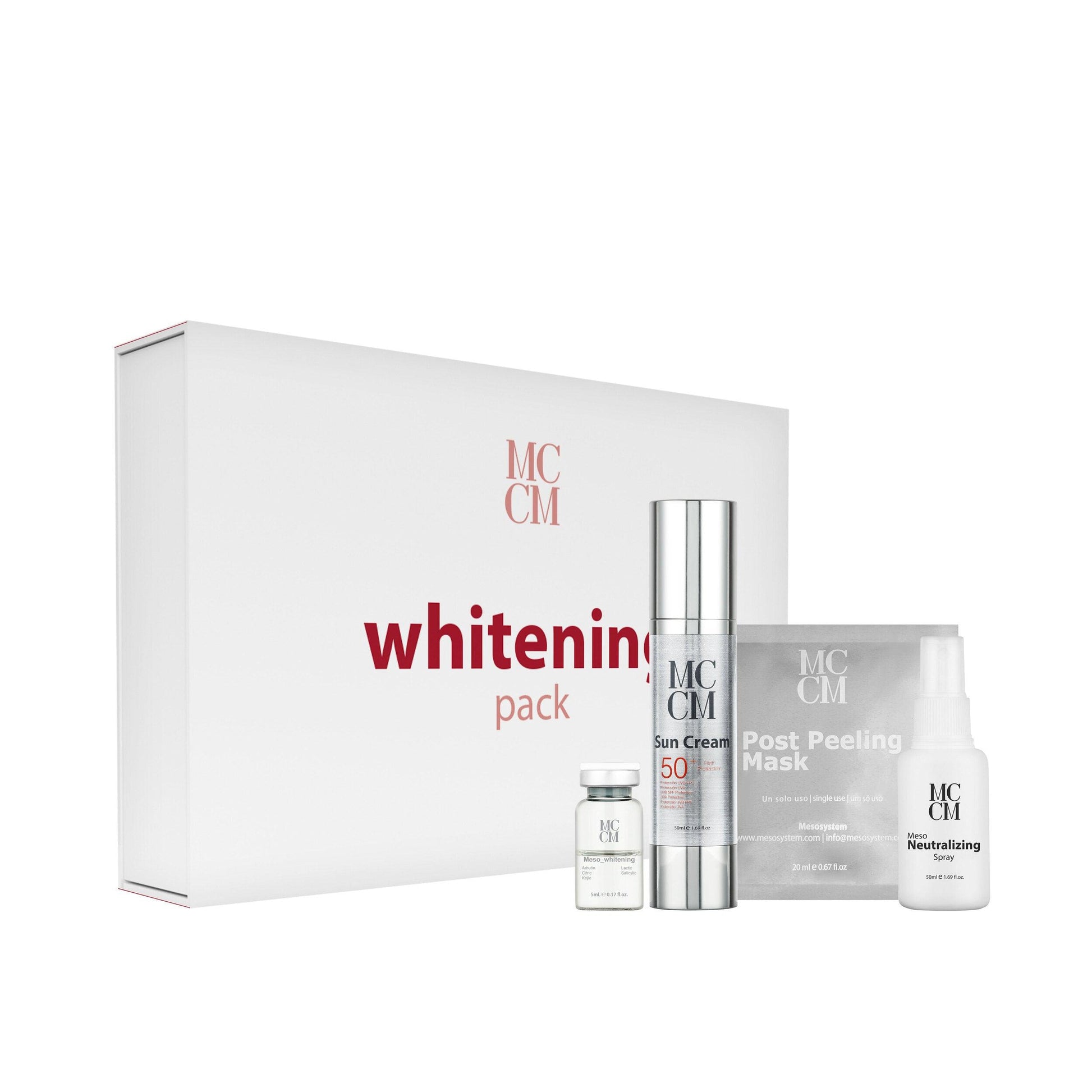 Pack Whitening - MCCM Medical Cosmetics